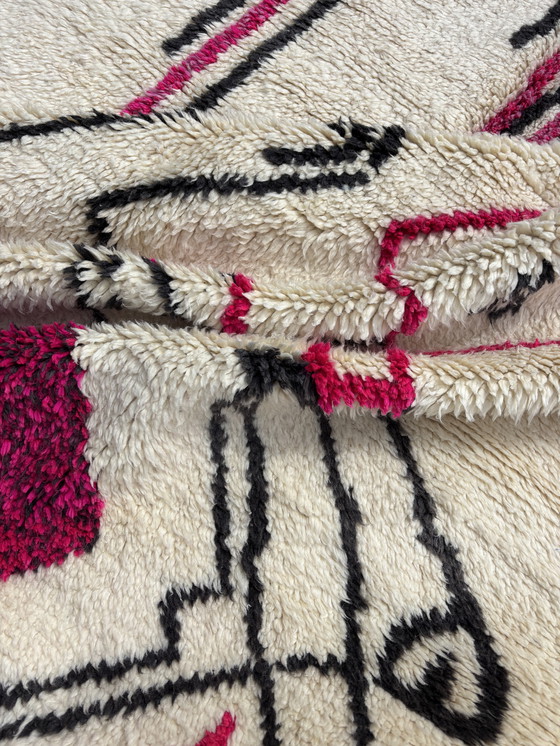 Image 1 of Modern Colorful Moroccan Rug 200x300 cm , Authentic Moroccan rug, Berber carpet