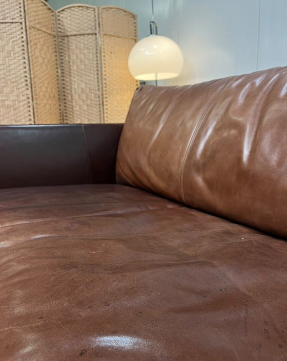 As good as new Montis Axel 2.5-seater Brown Leather + WARRANTY – 3-5 seaters (photo 10 of 10)