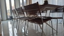 6 Eetkamer stoelen Miss B Chair van Tito Agnoli voor Pierantonio Bonacina