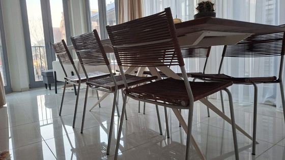 Image 1 of 6 Esszimmerstühle Miss B Chair von Tito Agnoli für Pierantonio Bonacina