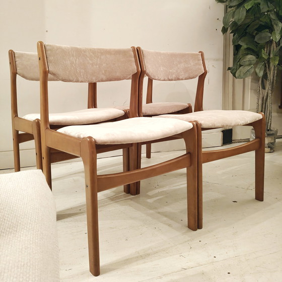 Image 1 of Sedie da pranzo danesi d'epoca ristrutturate