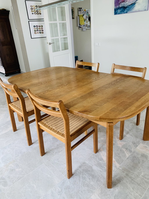 Danish design dining table Skovmand & Andersen