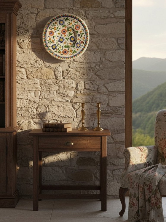 Image 1 of Thun enamel dish signed Schoch-Läderach old Swiss artisanal & rare