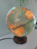 Lampe globe Columbus Duplex vintage, Paul Oestergaard, années 1980