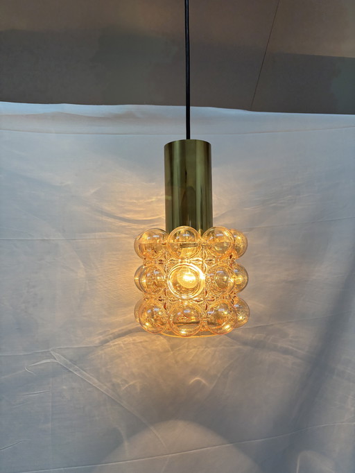 Suspension vintage Helena Tynell, lampe bulle design 1960