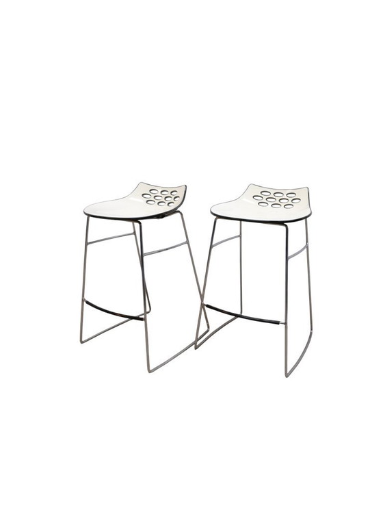 Image 1 of Lot de 2 tabourets de bar italiens JAM par Calligaris