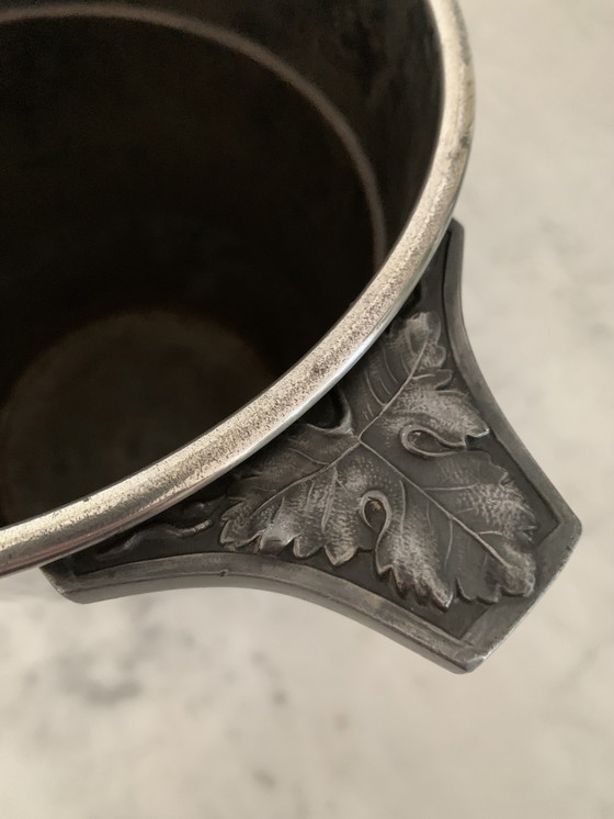 Image 1 of Antico refrigeratore per champagne G Chauvet freres placcato in argento