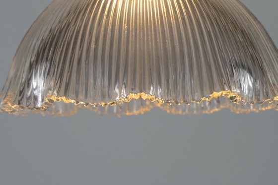 Image 1 of Vintage French Holophane Pendant Lamp Glass