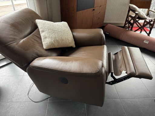 Lederen elektrische relax zetel