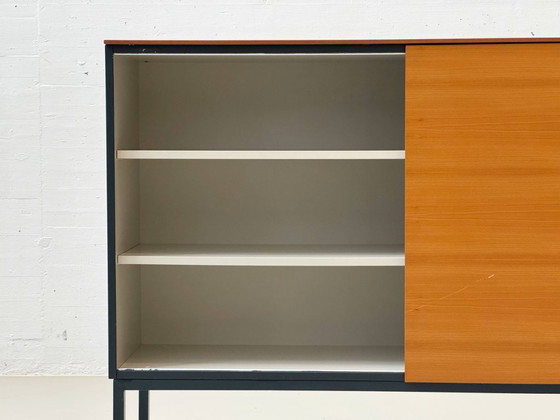 Image 1 of High-quality sideboard with sliding doors and drawers, 1980s