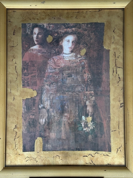 Mersad Berner - Ritratto di ragazza – Mersad Berber, Arte, Carta, Legno (photo 3 of 6)