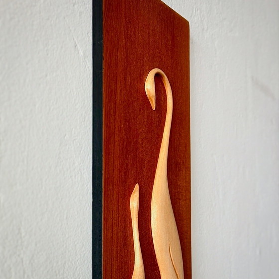 Image 1 of Pannello murale in legno d'epoca