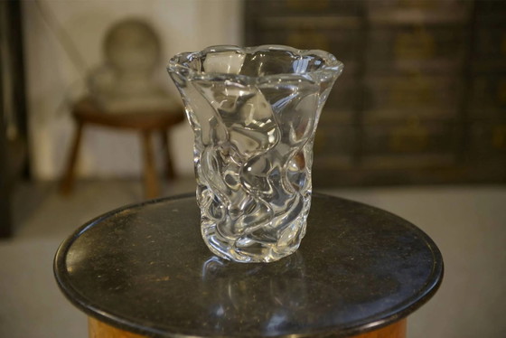 Crystal vase signed Daum Nancy France 1970s – Glass, Vintage (photo 3 of 7)