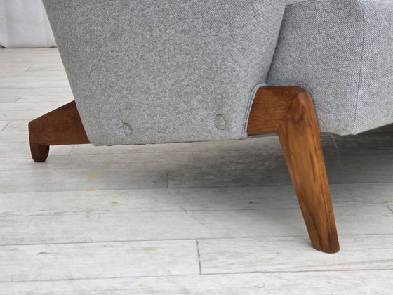 Image 1 of 1960s, Danish design by Arne Hovmand-Olsen, 3-seater sofa model 490, reupholstered.