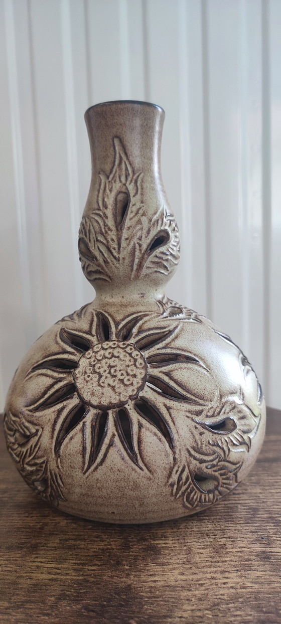 Image 1 of Vallauris ceramic lamp base by Fonck & Mateo