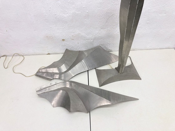 Image 1 of 2 vloerlampen 80s 90s design Reinhard Stubenrauch engel verlicht sculptuur