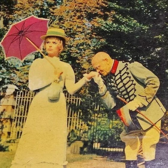 Image 1 of Rara foto colorata su cornice di legno &quot;Vecchia carrozza Baise - Scena principale&quot; (circa 1900)