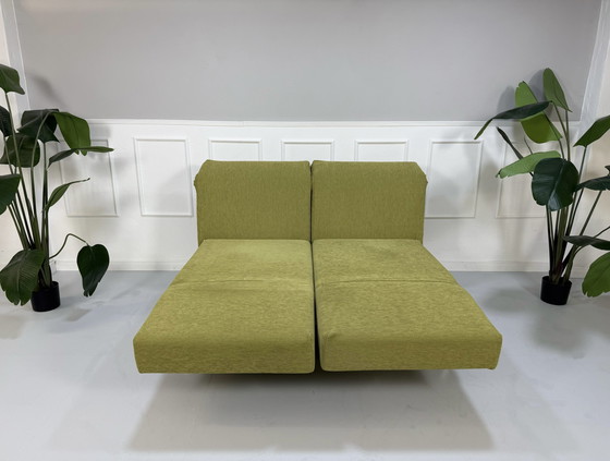 Image 1 of Sofá Brühl Moule Sofá cama verde Tejido de diseño
