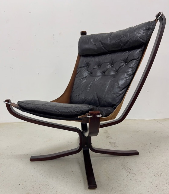 Image 1 of Falcon stoel van Vatne Møbler, Noorwegen, jaren 70.