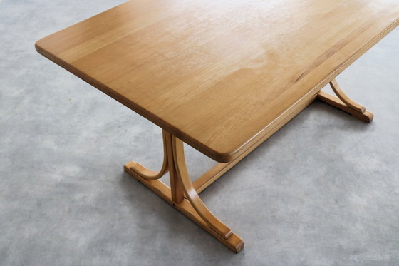 Image 1 of vintage 1960s dining table in the style of Thonet