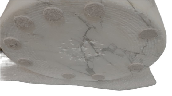 Image 1 of Skipper M1 ronde eettafel in marmer van Angelo Mangiarotti