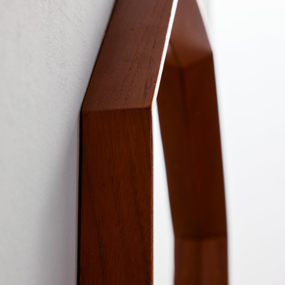 Image 1 of MK11166 Octagonal teak framed mirror