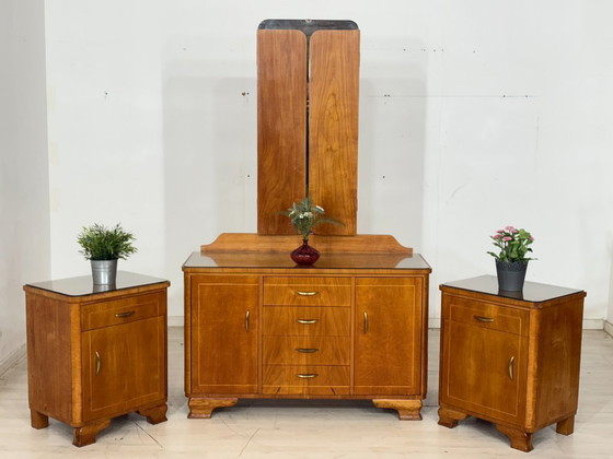 Image 1 of Sehr schöne Vintage Spiegelkommode / Kommode / Flurschrank / Flurkommode / Schlafzimmerkommode