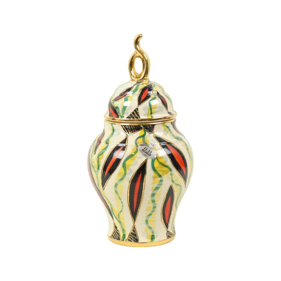 Image 1 of Fifties Lid Vase H. Bequet Jupiter