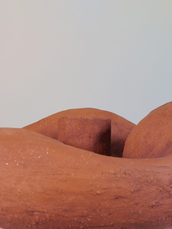 Image 1 of Sculptural, artistic vase, unique piece, artist's ceramics, 1977