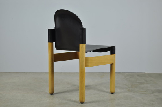 Image 1 of Thonet / Vintage Flex 2000 Beech Dining Chairs (4) / Gerd Lange / 1990S