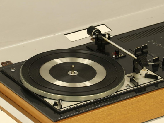 Image 1 of Wega Studio 3212 Hifi de Verner Panton & 2 enceintes Grundig Audiorama modèle 8000