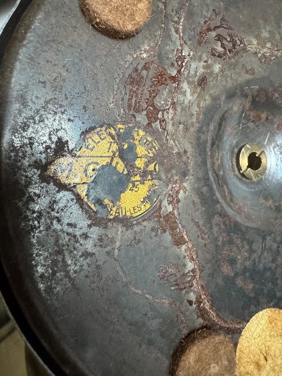 Image 1 of Art Deco lamp in wood and chrome