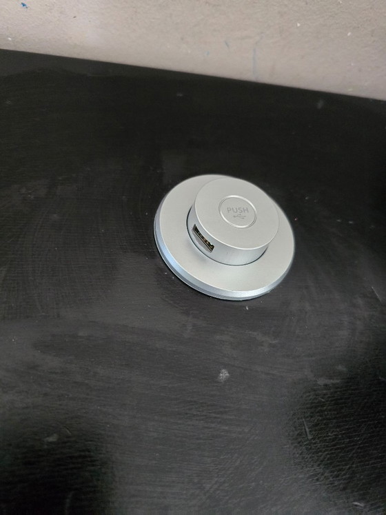 Image 1 of Divano angolare Domingo con pouf e poggiatesta e chaise longue con USB