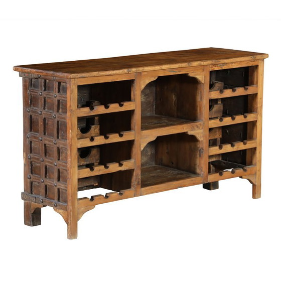 Mobile bar portabottiglie CRAWLEY – Metallo, Legno (photo 5 of 7)