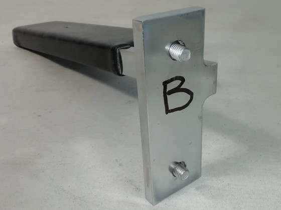 Image 1 of 1x Set di braccioli per poltrona in pelle GIRSBERGER 1600 LOUNGE CHAIR anni '60 pezzo di ricambio