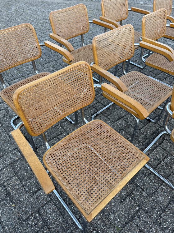 Image 1 of 10 sillas de cincha Marcel Breuer