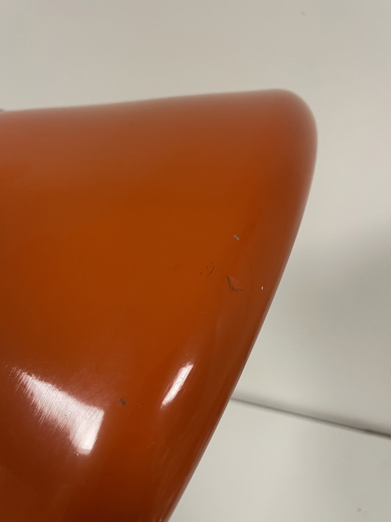 Image 1 of Abat-jour vintage Staff Leuchten laqué orange, modèle 5535/36 - conçu par Alfred Kalthoff