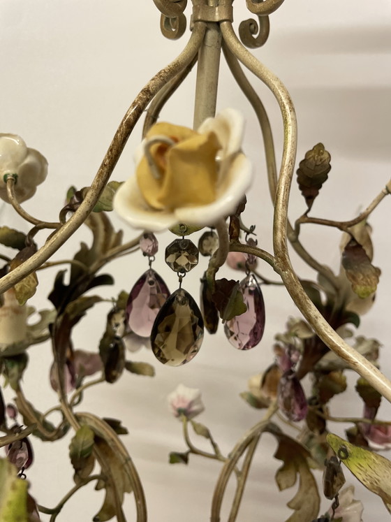 Image 1 of Lámpara de araña francesa estilo Toleware