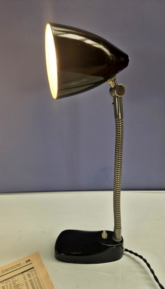 Vintage Bureaulamp Hala 13 – Bureaulampen, Metal, Chrome (photo 12 of 12)