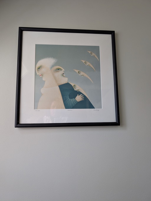 Sérigraphie Robert Heijkoop - lunes