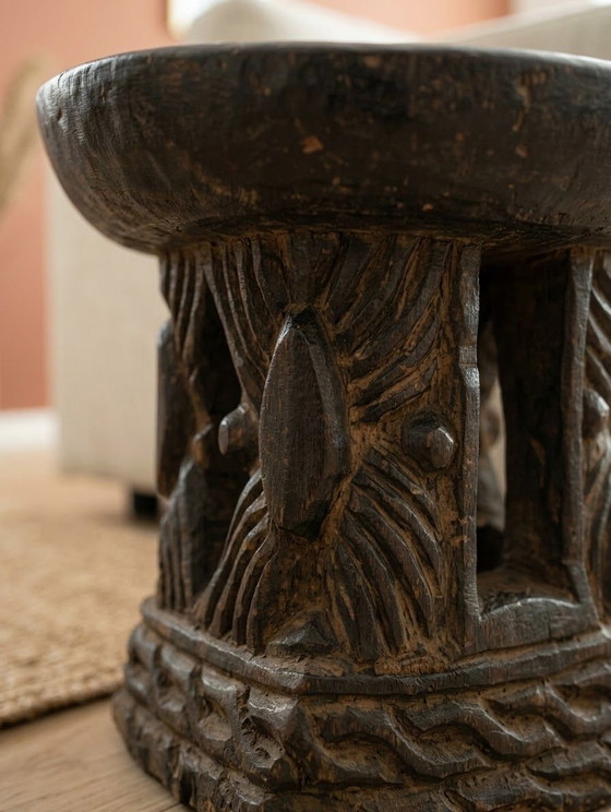 Sgabello Cerimoniale Bamileke / Bamun – Camerun - design anni '60 – Sgabelli, Legno (photo 3 of 5)