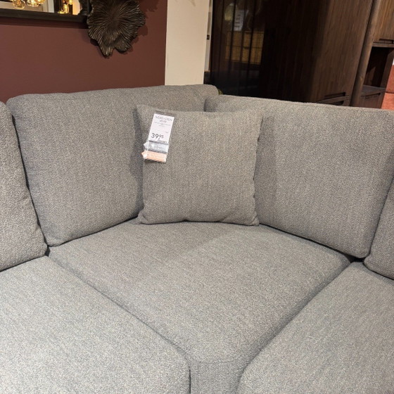Arnad - Grey Fabric - Round – Pronto Wonen, Corner sofas, Plastic, Textile (photo 3 of 3)