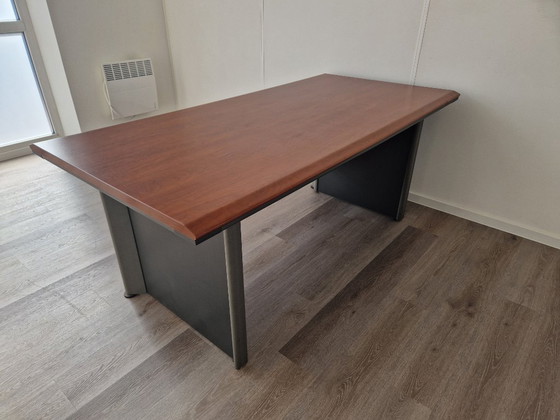 2x Scrivanie Newform Ufficio 180/200x80cm Con Cassettiere – Wood (photo 4 of 5)