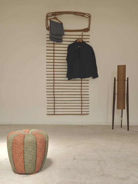 Appendiabiti a parete in rattan, Cecoslovacchia 1960 – Wicker, Vintage (photo 15 of 24)