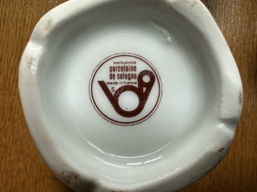 Service à Café/Thé 26 Pièces en Porcelaine de Sologne