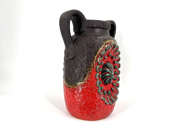 Image 1 of Vase vintage à lave grasse en céramique par Dümler & Breiden, 1960