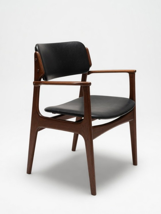 Image 1 of Silla de capitán Erik Buch de palisandro, modelo 50