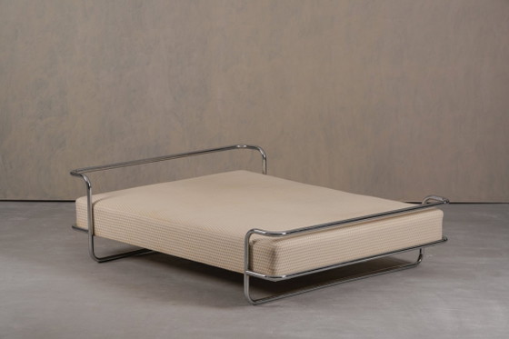 Image 1 of Letto king size vintage "Kromvik" cromato di Knut Hagberg per IKEA, Svezia, anni '80