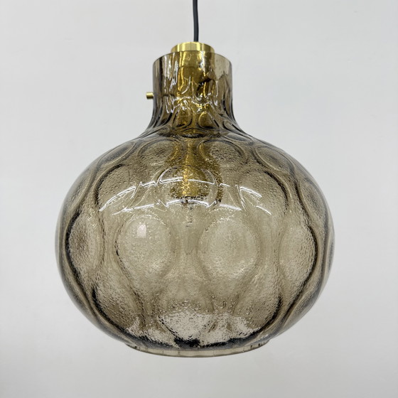 Image 1 of Limburg Glashütte glass hanging lamp , 1970s