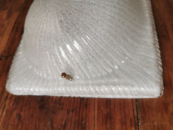 Image 1 of Vintage wandlamp van ijsglas